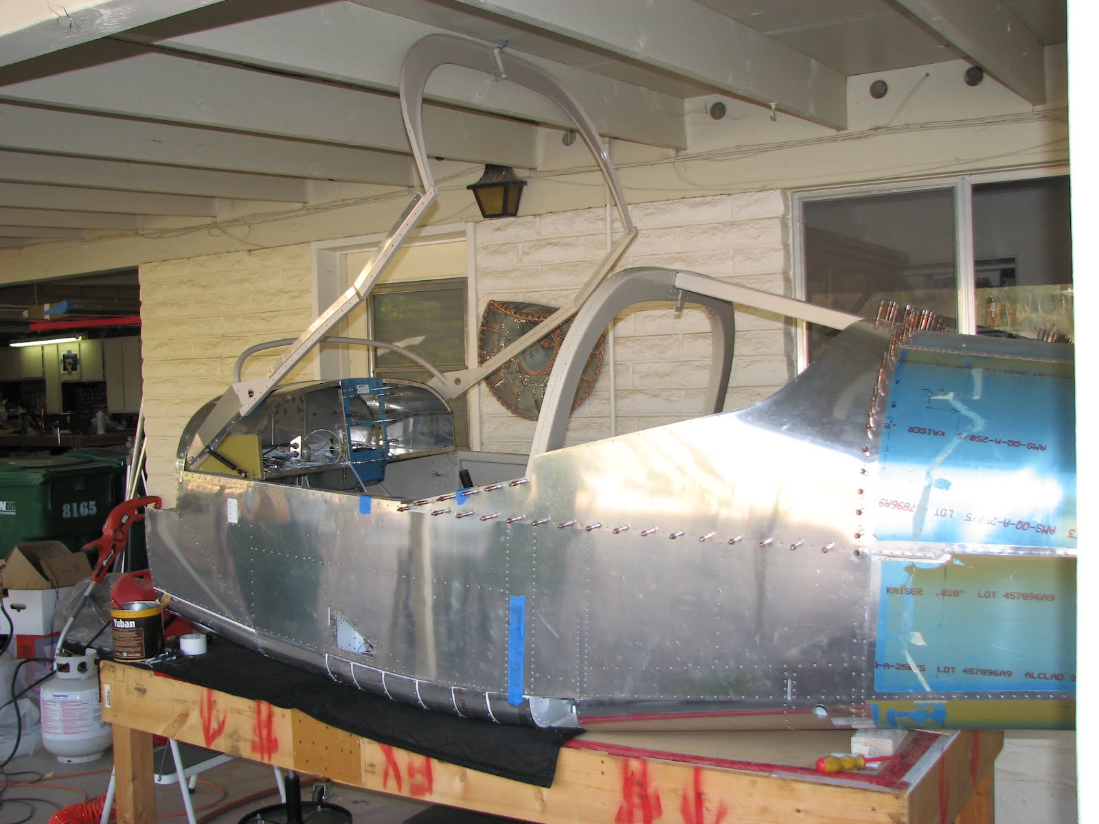 Torsten's RV12 Canopy Sides MatchDrilled