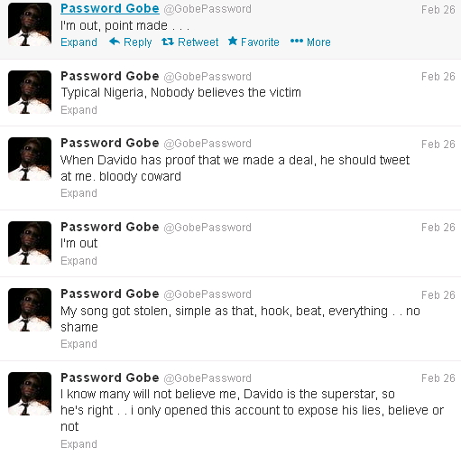davido steals gobe song davido steals gobe song
