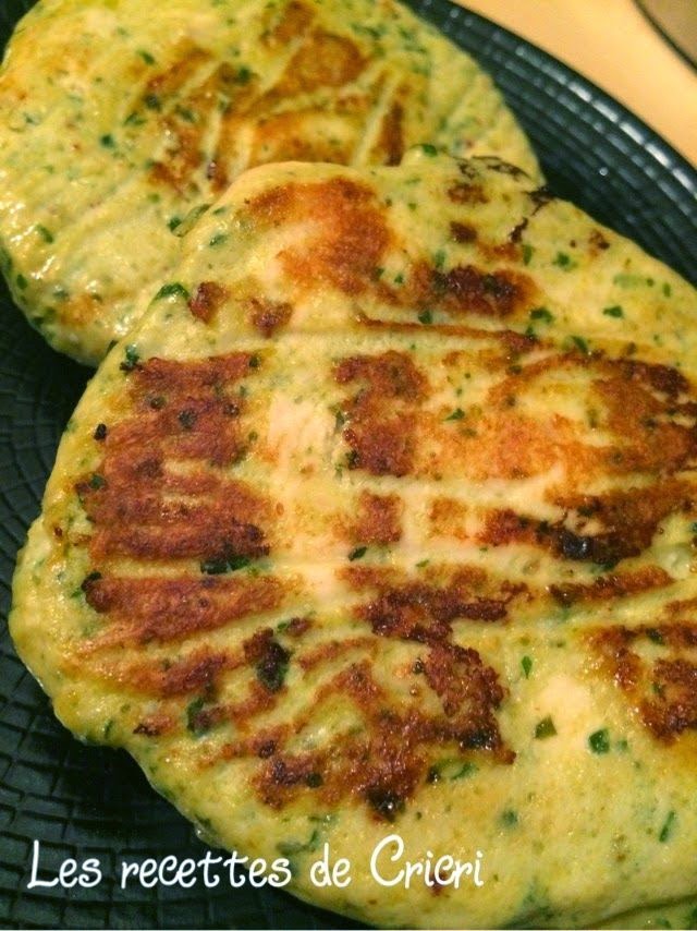 SANS GLUTEN SANS LACTOSE Galettes de poulet au pesto sans gluten
