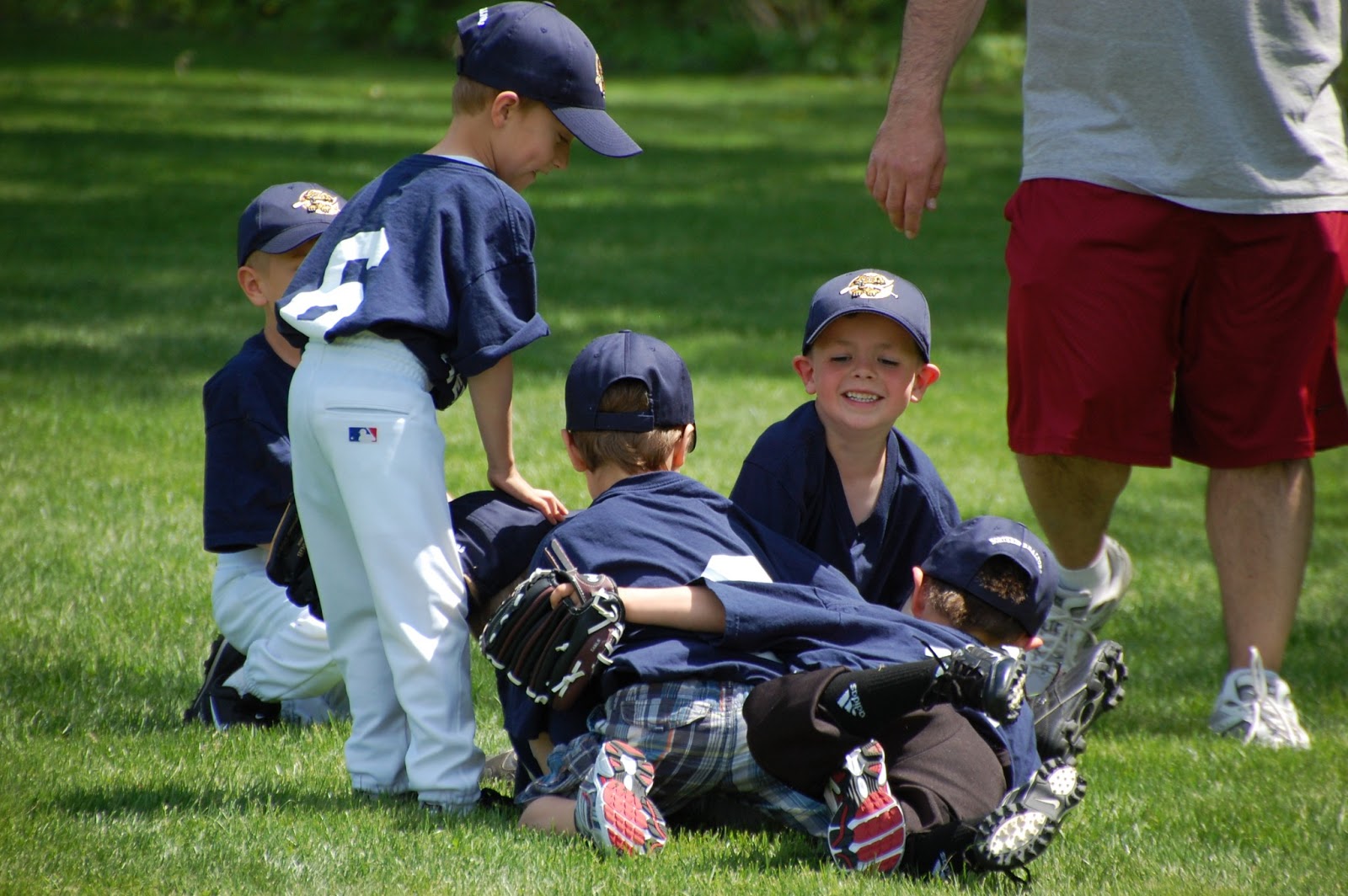 Two Little Boys T Ball!
