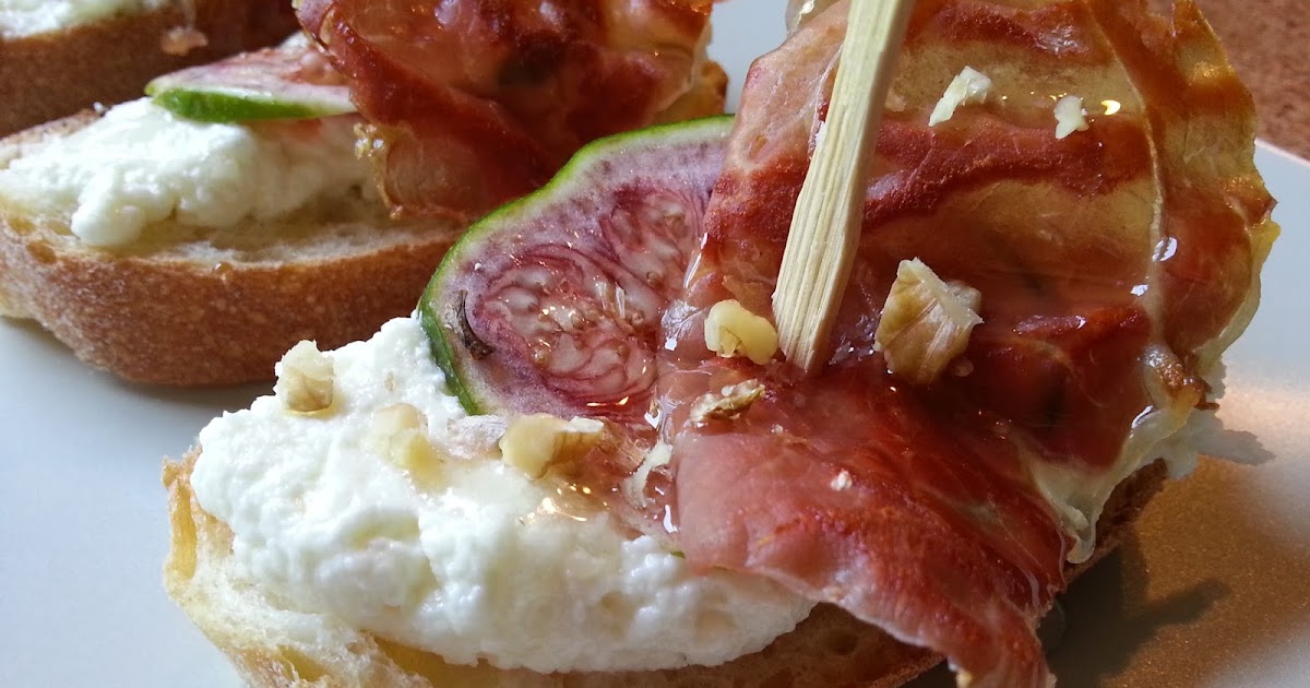 Crostini prosciutto e fichi