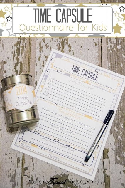 2014 Time Capsule for Kids