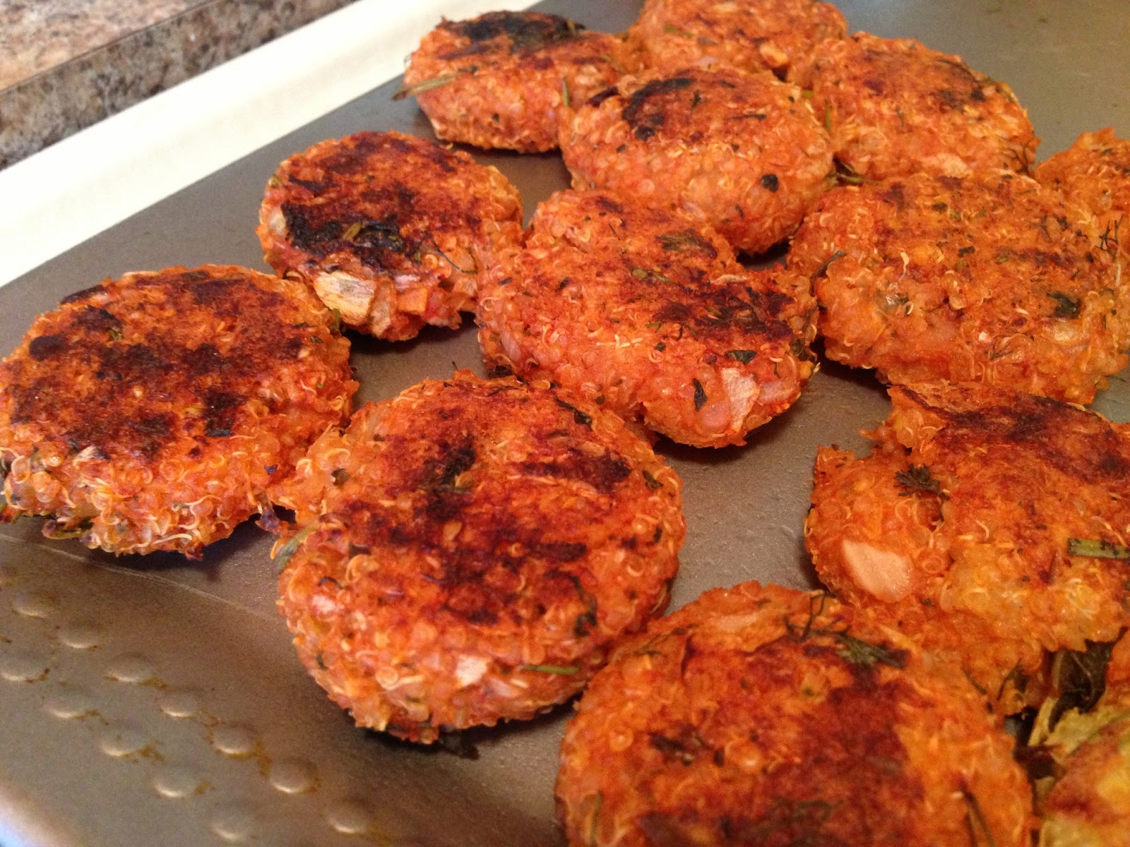 Caroline's Kitchen Baked Quinoa Patties