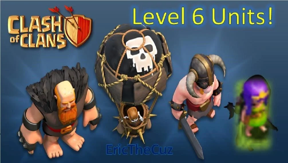 clash of clans karakter level