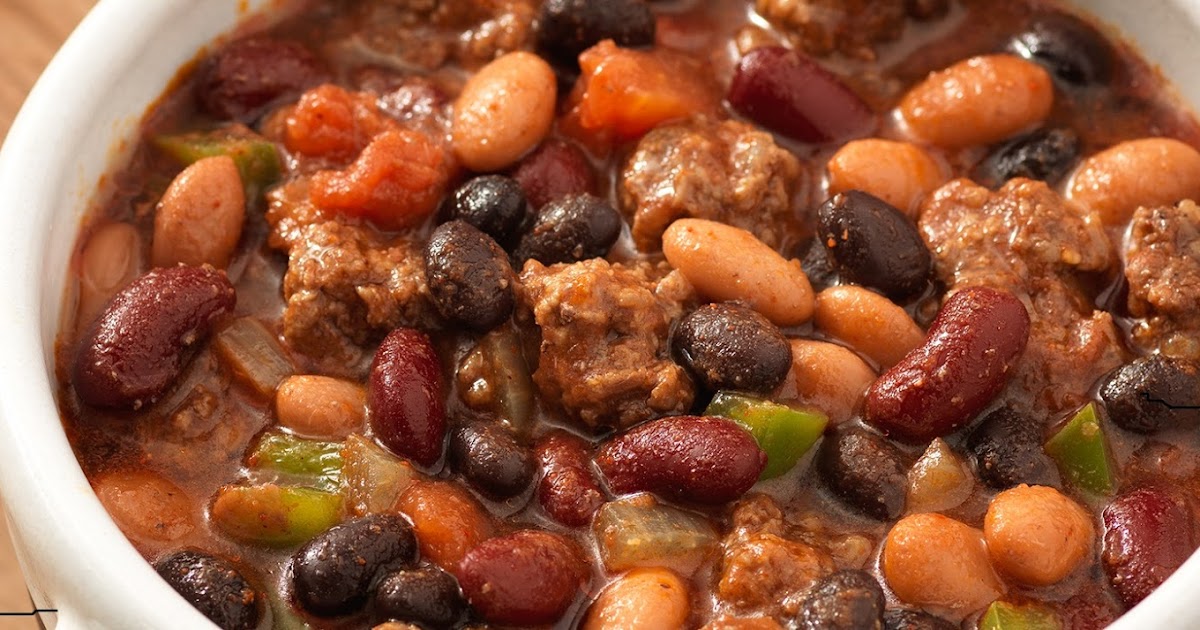 Recipe Momma THREE BEAN CHILI