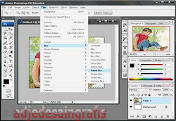 photoshop blur effect adobe cs3 membuat langkah desain dycha
