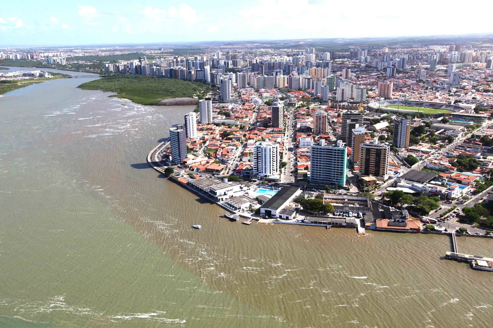 Bemvindo à SERGIPE Vista aérea da Cidade de Aracaju