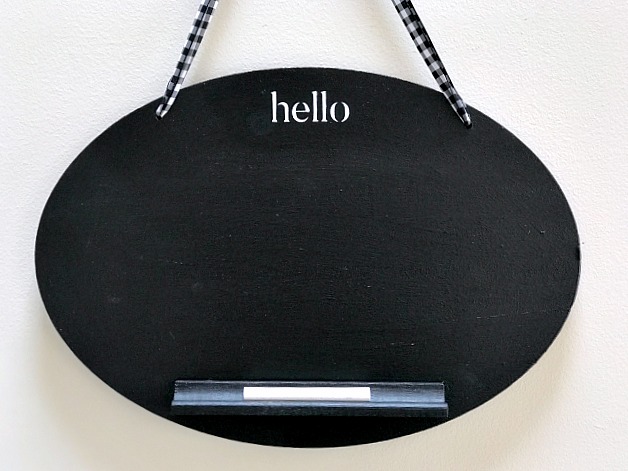 Make a Thrift Store Sign Into a Chalkboard