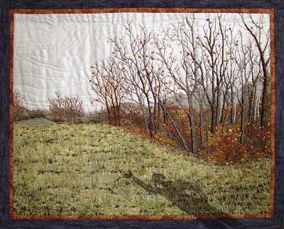 Thom Atkins, beaded quilt, My Father's Shadow