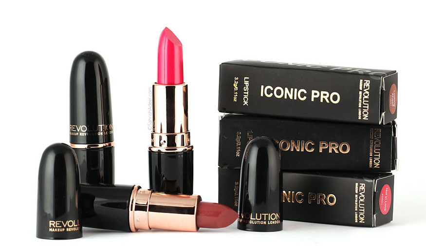 Revolution Iconic Pro Lipsticks by Makeup Revolution - Review & Swatches