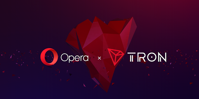 Opera added support for tron (TRX)