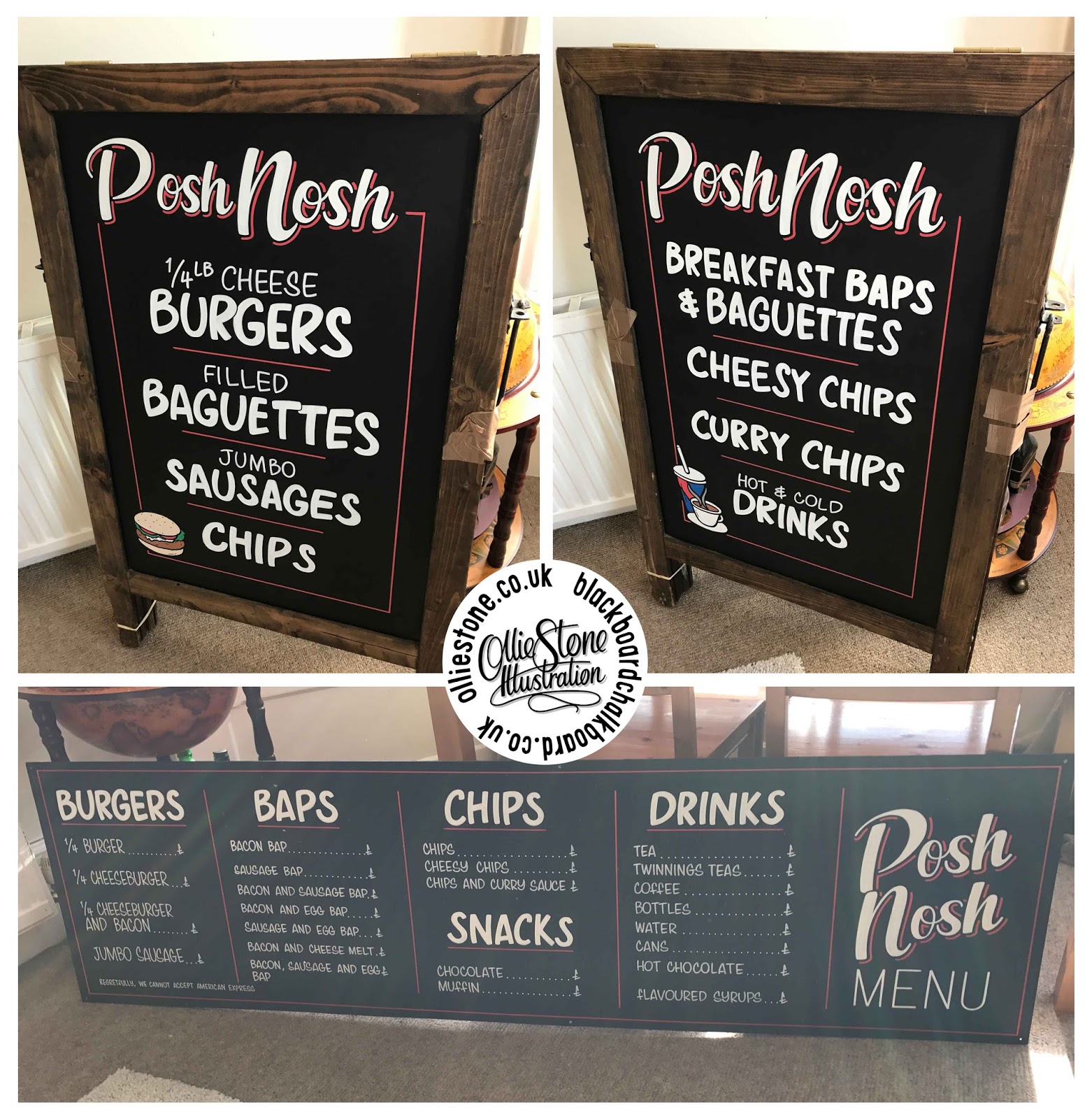 Chalkboard Sign Writer by Ollie Stone