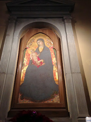 Basilica dell'Osservanza di Siena: Madonna con Bambini e angeli di Sano di Pietro