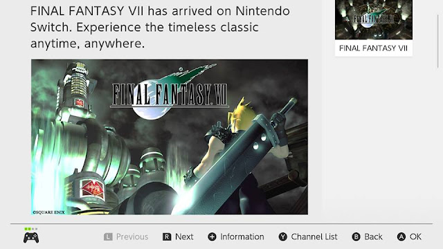 FINAL FANTASY VII has arrived on Nintendo Switch. Experience the timeless classic anytime, anywhere. Nintendo News Switch FINAL FANTASY VII now available