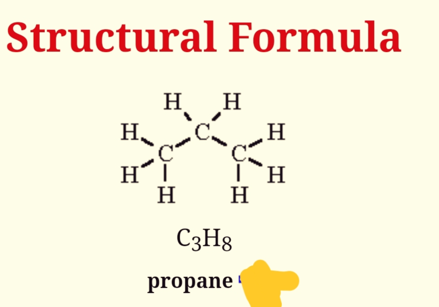 How to Write the Formula of Propane