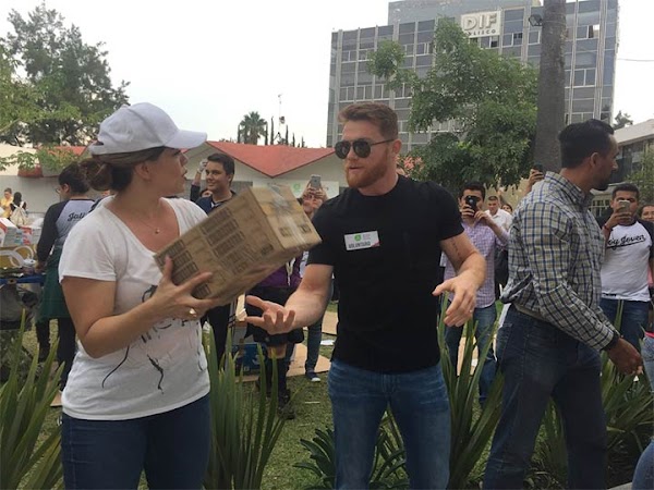 El ’Canelo’ no olvida sus orígenes, siempre ha apoyado los damnificados. El ’Canelo’ no olvida sus orígenes, siempre ha apoyado los damnificados.