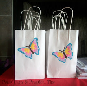 Painted Butterfly Goodie Bags