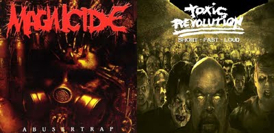 Magnicide & Toxic Revolution (Singapore & Germany) - Abusetrap / Short-Fast-Loud LP (2009)