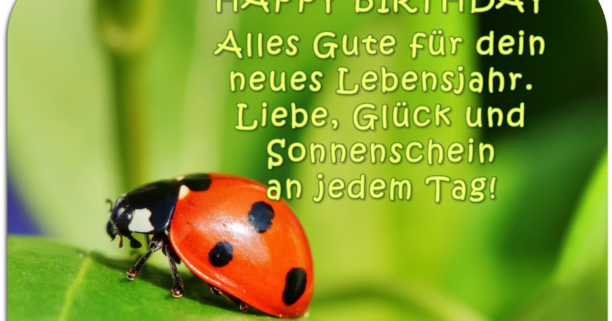 HAPPY BIRTHDAY 🎁💐 Herzlichen Glückwunsch zum Geburtstag 🌞🍀🌈🍀🌞