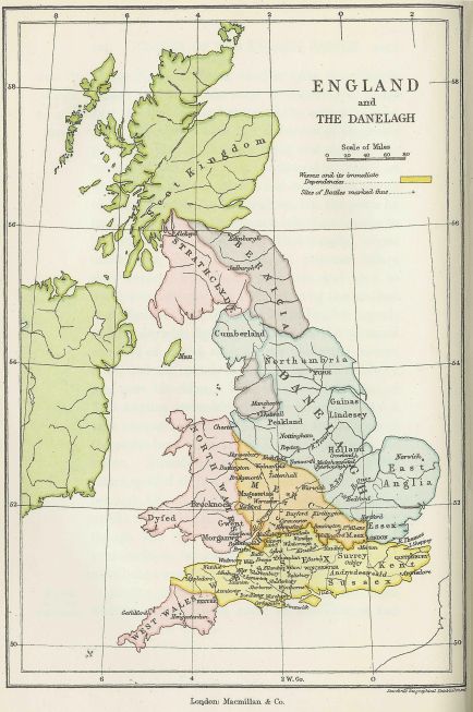 Map Of England 800 Ad - Maping Resources