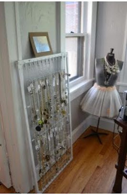 Crib Spring Necklace Storage