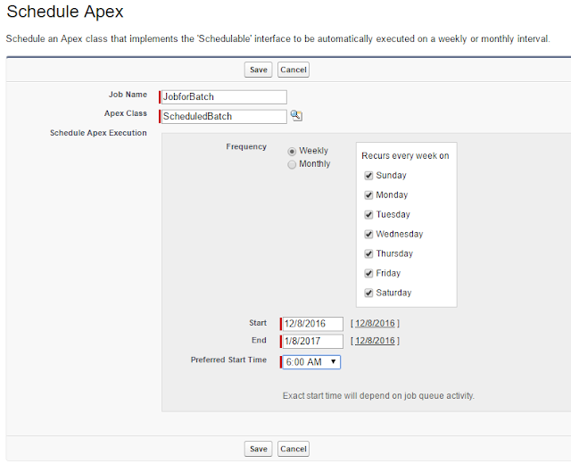 How to schedule batch apex class in salesforce Einstein Hub