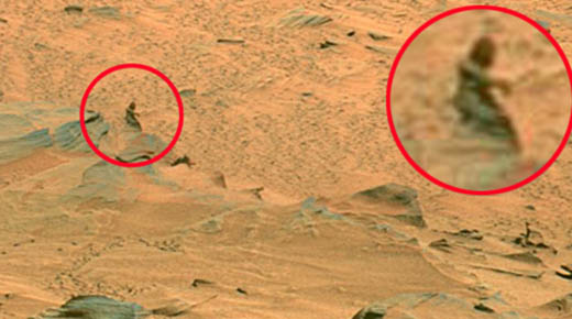 Testigo de la NASA vío a dos individuos en la superficie de Marte acercandose al explorador Vikingo en 1979