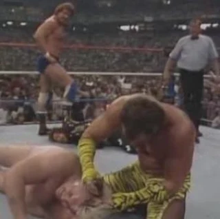WWF / WWE WRESTLEMANIA 3 - The birth of Brutus 'The Barber' Beefcake