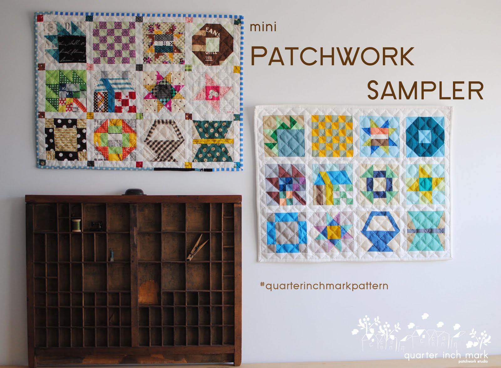 mini Patchwork Sampler Sewing Pattern