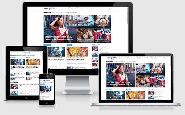 Newspaper Template Blogger Newspaper Template Blogger
