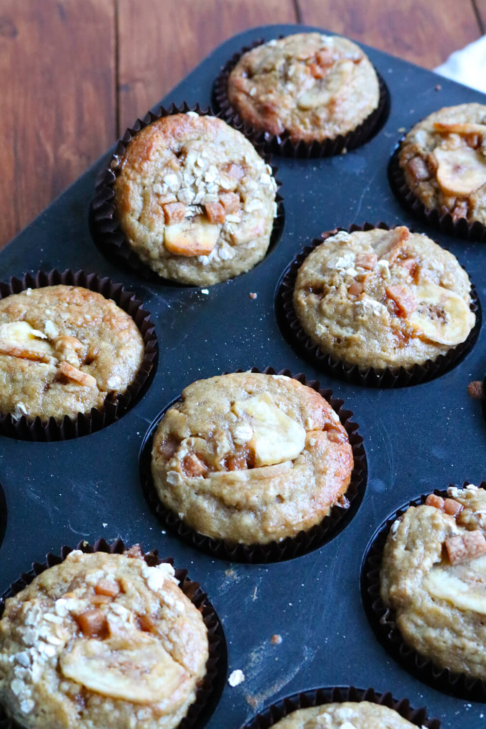 Banana and Oat Breakfast Muffins | Hungry Little Bear