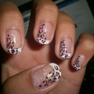 Nice Cheetah Nail Art