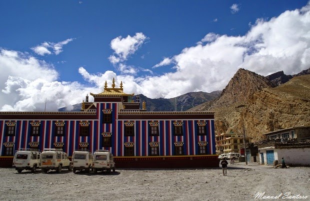 Jomsom, monastero buddhista-Bon Jomsom, monastero buddhista-Bon