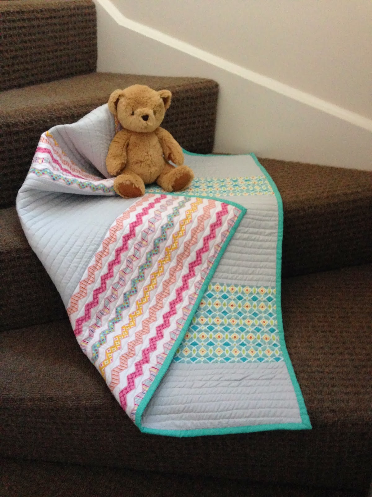Bundles and Buttons Floor blanket for baby