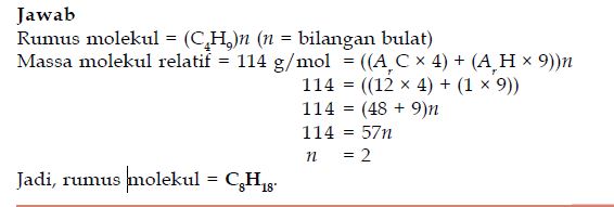 Contoh Soal Penentuan Rumus Kimia Empiris, Molekul, Hidrat, Kadar Dalam