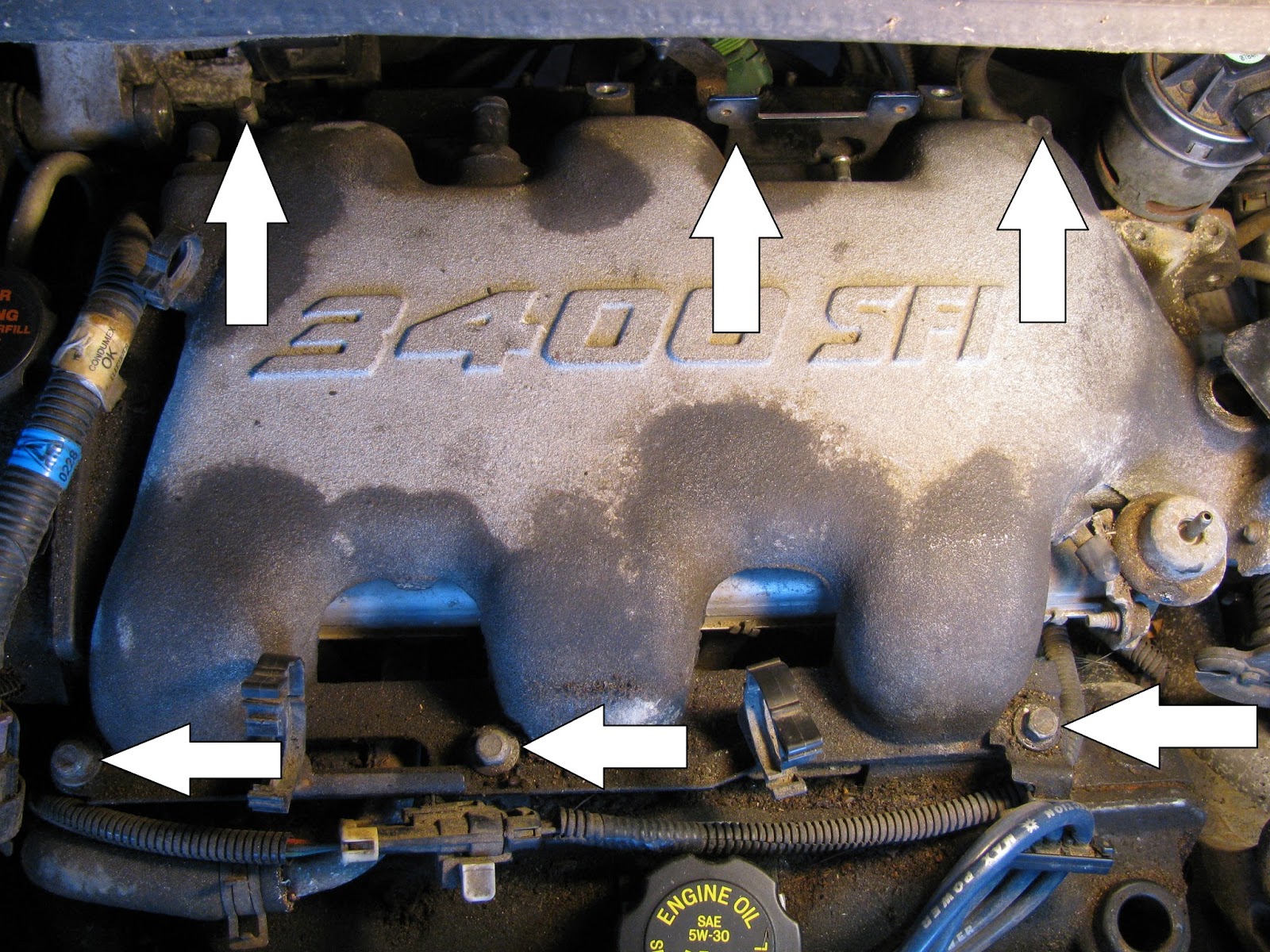 The Original Mechanic: 3.4L GM Engine: How to replace the ... monte carlo 3400 engine diagram 
