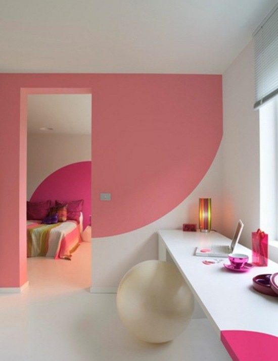 Bathroom Pink Wall Colours Decoration Ideas Interior Design And Deco 39-newest-paint-home-decor-ideas-that-trending-now-wall-painting
