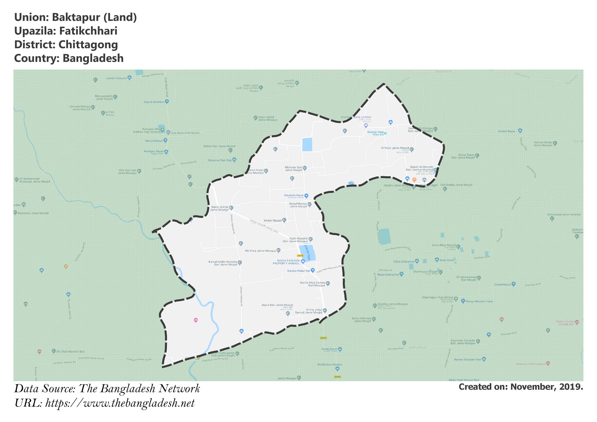 Baktapur Union, Chittagong