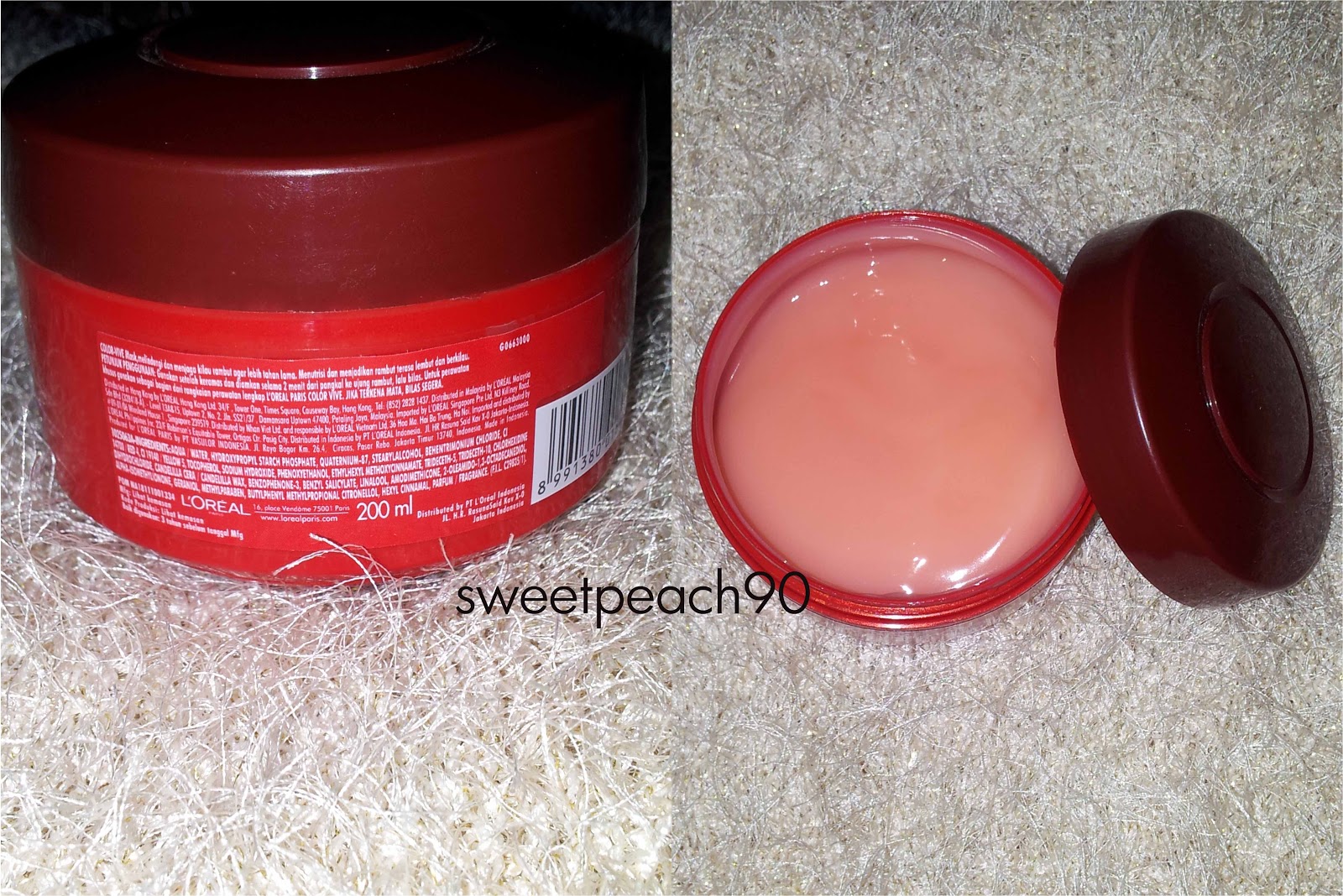 Sweet Peach [REVIEW] L'OREAL Color Vive (Colored or Highlighted Hair