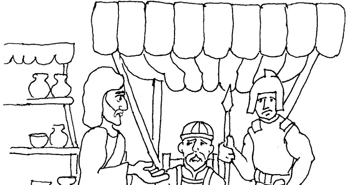 Coloring Pages for Kids by Mr. Adron: Printable Coloring Page of Jesus