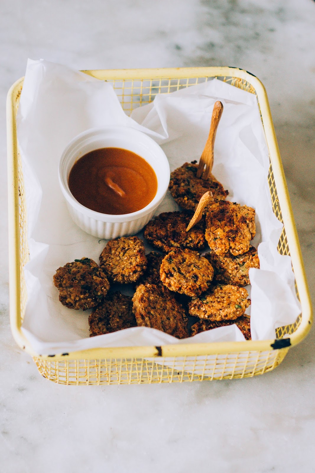 Crazy Green Fruits Sauce curry pour nuggets (ou tout ce que vous