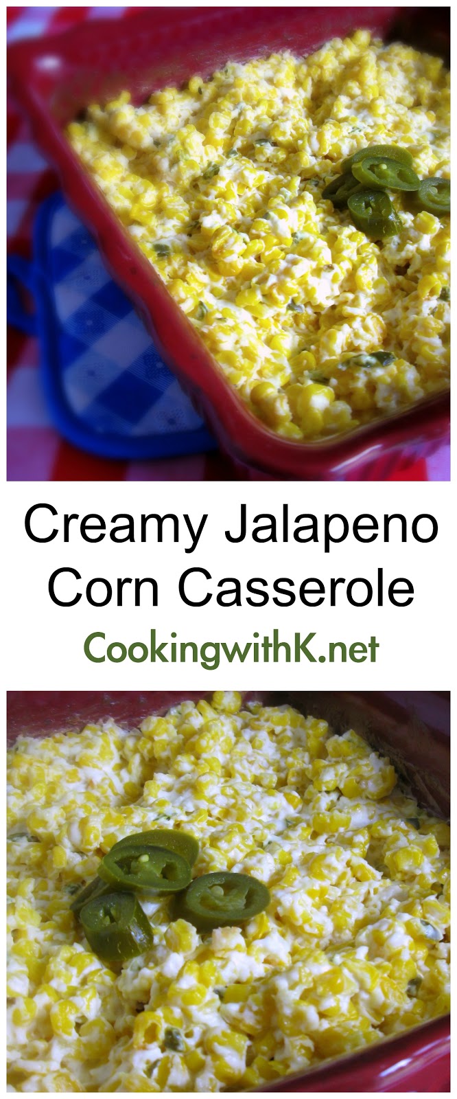 Creamy Jalapeno Corn Casserole