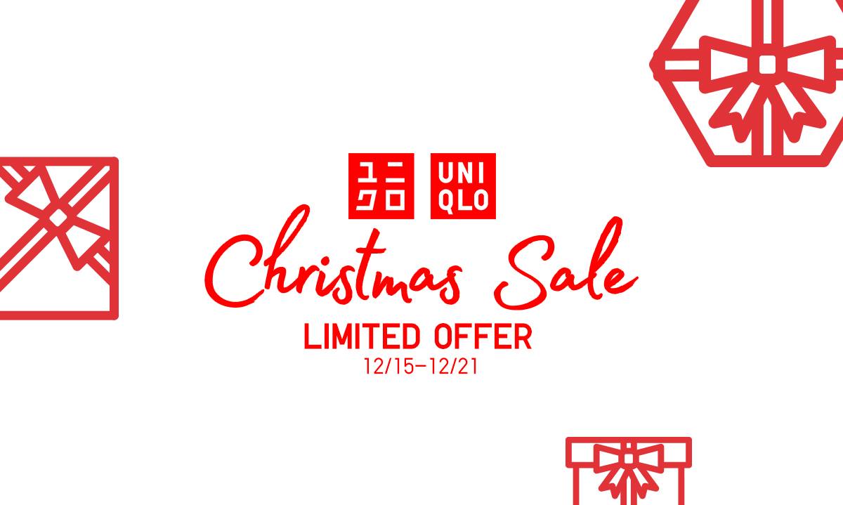 Manila Shopper UNIQLO Christmas SALE Dec 2017