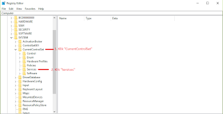 registry editor windows 10 Current Control Set ketutrare