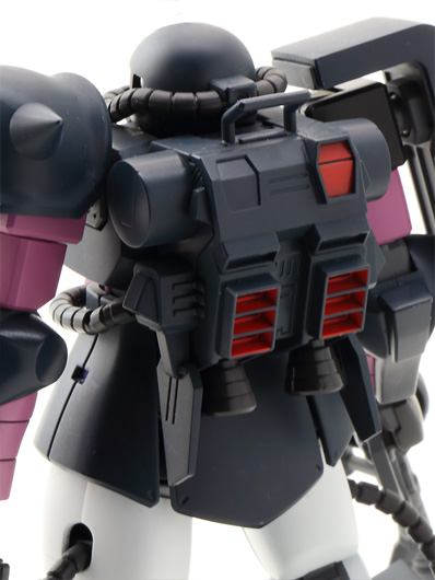 HGUC 1/144 Model Bandai Hobby HGUC 1/144 MS-06R-1A Zaku II Black Tri-Stars ( MSV) Modelkit - Japan Import - Geen Lijm Nodig
