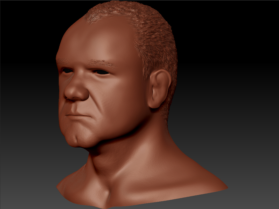 J.J.'s Character Modeler Blog Male Head Bust Photos