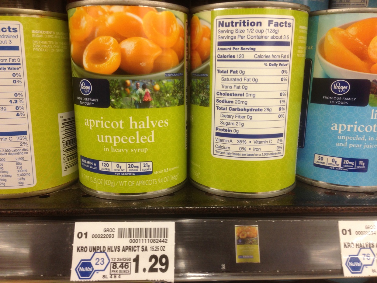 Healthy Grocery Apricot Halves Kroger