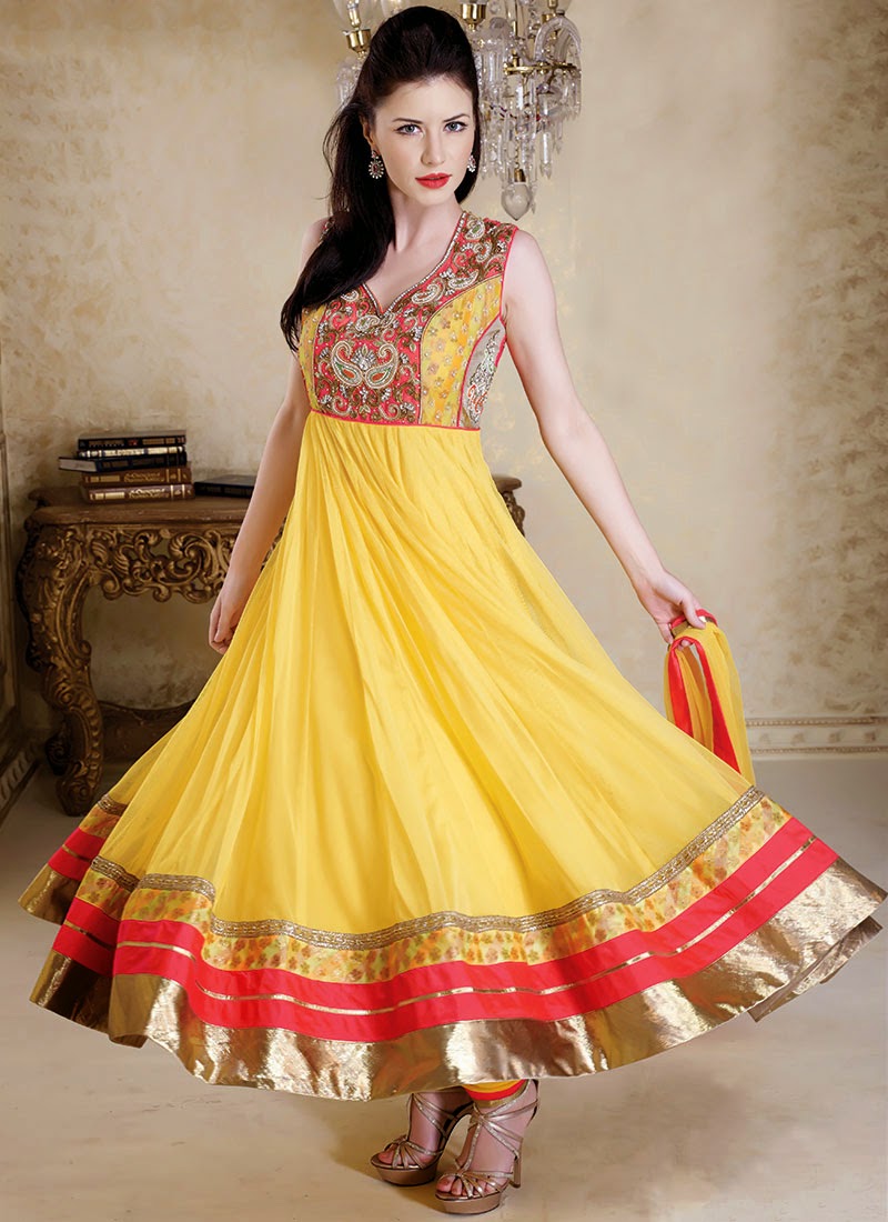 Latest Designs of Anarkali Suits Collection 2013 - Latest Fashion Today