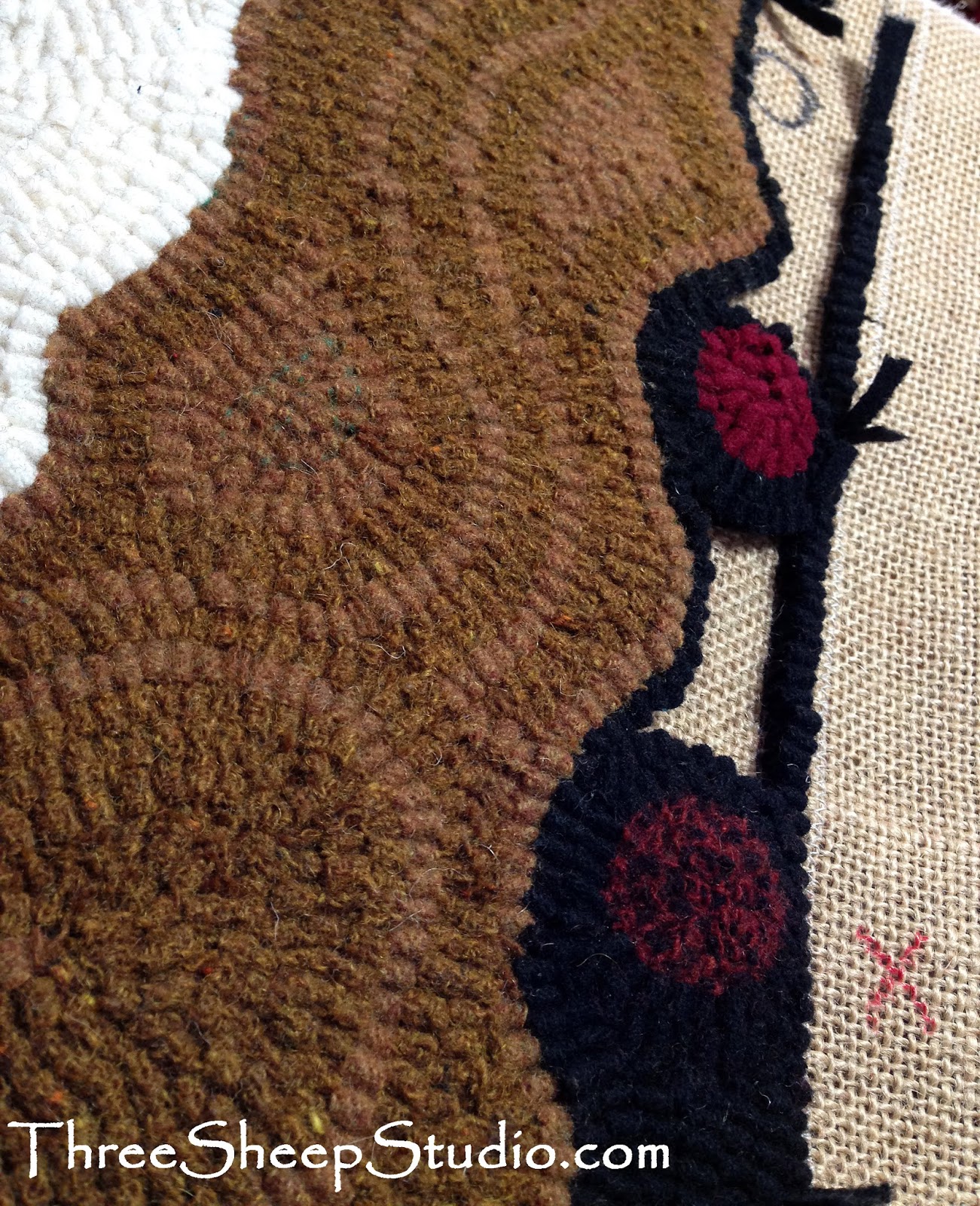 Three Sheep Studio The Humble Wool Hutch and Rug Hooking...