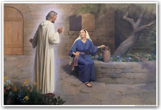 Jesus and woman of samaria